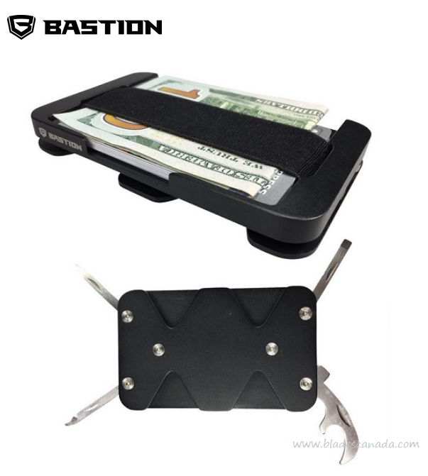 Bastion EDC Utility Wallet, Aluminum Black, BSTN210